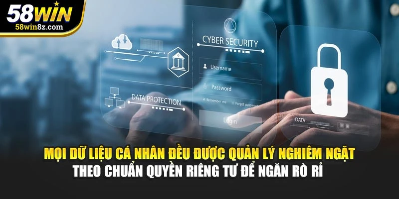 Mọi dữ liệu cá nhân đều được quản lý nghiêm ngặt theo chuẩn quyền riêng tư để ngăn rò rỉ 